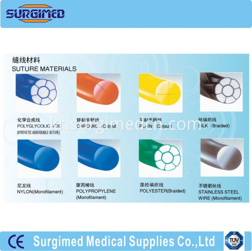 Surgical Sutures With Different Material